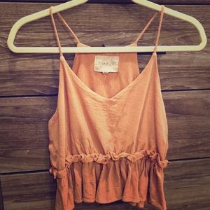 Dressy Ruffled Crop Top